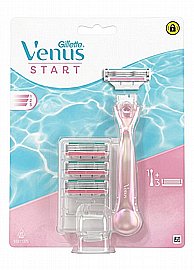 מארז של 3 סכינים וידית Gillette Venus Start ג'ילט ונוס סטארט מארז של 3 סכינים וידית Gillette Venus Start ג'ילט ונוס סטארט