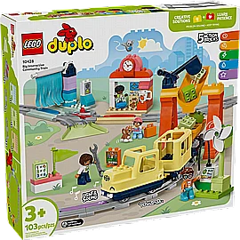 לגו דופלו 10428 רכבת קהילתית אינטראקטיבית לגו דופלו 10428 רכבת קהילתית אינטראקטיבית