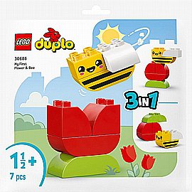 לגו דופלו הפרח והדבורה הראשונים שלי 30686 לגו דופלו הפרח והדבורה הראשונים שלי 30686