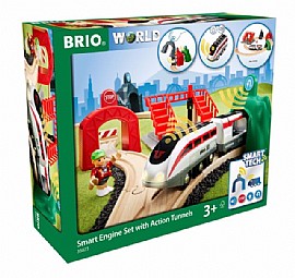 בריו BRIO מסלול לקטר עם מנהרות וגשר מדרגות בריו BRIO מסלול לקטר עם מנהרות וגשר מדרגות