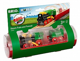 בריו BRIO רכבת קיטור ומנהרה בריו BRIO רכבת קיטור ומנהרה