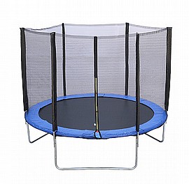 טרמפולינה לחצר קוטר 1.80 מטר 6FEET כולל רשת טרמפולינה לחצר קוטר 1.80 מטר 6FEET כולל רשת