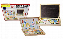 לוח מגנטי 31X24 ס"מ + צורות מגנטיות לוח מגנטי 31X24 ס"מ + צורות מגנטיות