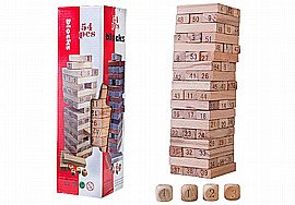 מפולת עץ טבעית גדולה לוקס 54 חלקים 28X8 ס"מ (ג'נגה) מפולת עץ טבעית גדולה לוקס 54 חלקים 28X8 ס"מ (ג'נגה)