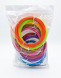 10 סלילים לעט תלת מימד (סה"כ 5 מטר) 10 סלילים לעט תלת מימד (סה"כ 5 מטר)
