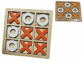 משחק תשע בריבוע עץ 15X15 ס"מ משחק תשע בריבוע עץ 15X15 ס"מ