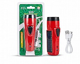 פנס יד סולרי +USB בליסטר פנס יד סולרי +USB בליסטר