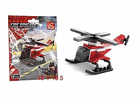 ליגאו מסוק אזרחי 41 חלקים 10X8.5 ס"מ בשקית ליגאו מסוק אזרחי 41 חלקים 10X8.5 ס"מ בשקית