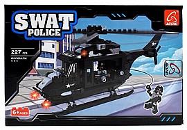 ליגאו מסוק SWAT משטרה 227 חלקים ליגאו מסוק SWAT משטרה 227 חלקים