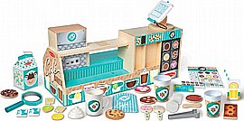 דוכן בריסטה מעץ להכנת קפה ומאפה - Melissa And Doug דוכן בריסטה מעץ להכנת קפה ומאפה - Melissa And Doug