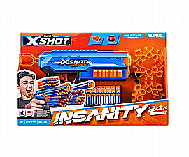 רובה חצים אקס שוט X-SHOT INSANITY MANIC רובה חצים אקס שוט X-SHOT INSANITY MANIC