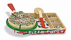 ערכה מעץ להכנת פיצה מבית מליסה ודאג Melissa And Doug ערכה מעץ להכנת פיצה מבית מליסה ודאג Melissa And Doug