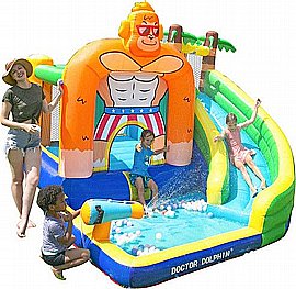 מתנפח מים בינוני גורילה פארק מים 73008 מבית DOCTOR DOLPHIN מתנפח מים בינוני גורילה פארק מים 73008 מבית DOCTOR DOLPHIN