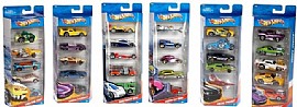 5 מכוניות באריזה הוט ווילס HOT WHEELS 5 מכוניות באריזה הוט ווילס HOT WHEELS