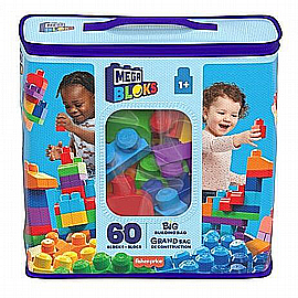 מגה בלוקס בתיק 60 חלקים קלאסי מגה בלוקס בתיק 60 חלקים קלאסי