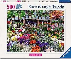 פאזל 500 חל' - שוק פרחים פאזל 500 חל' - שוק פרחים
