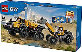 לגו סיטי - משאית עפר ומעמיס קדמי 60494 לגו סיטי - משאית עפר ומעמיס קדמי 60494