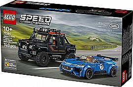 לגו ספיד - Jaguar Project 7 ו-Land Rover Defender (77264) לגו ספיד - Jaguar Project 7 ו-Land Rover Defender (77264)