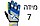 מידה 7 כחולות
