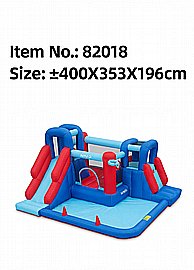 דוקטור דולפין - מתנפח בריכה ומגלשה 400X353X196 דגם 82018 דוקטור דולפין - מתנפח בריכה ומגלשה 400X353X196 דגם 82018