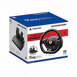 הגה מרוצים ודוושות T98P Ferrari 296 GTB הגה מרוצים ודוושות T98P Ferrari 296 GTB