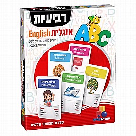 משחק קלפים רביעיות אנגלית -אדום משחק קלפים רביעיות אנגלית -אדום