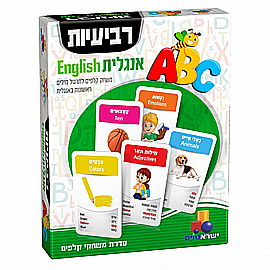 משחק קלפים רביעיות אנגלית -ירוק משחק קלפים רביעיות אנגלית -ירוק