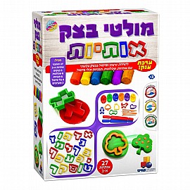 מולטי בצק - אותיות מולטי בצק - אותיות