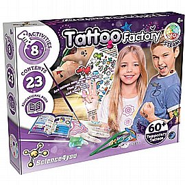 ערכת מדע - ערכת ניסוי - קעקועים Science4you ערכת מדע - ערכת ניסוי - קעקועים Science4you
