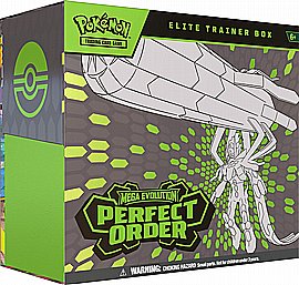 פוקימון מקורי - Pok?mon TCG: Mega Evolution—Perfect Order Elite Trainer Box פוקימון מקורי - Pok?mon TCG: Mega Evolution—Perfect Order Elite Trainer Box