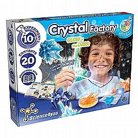 ערכת מדע - ערכת קריסטל - זוהר בחושך - Science4you ערכת מדע - ערכת קריסטל - זוהר בחושך - Science4you